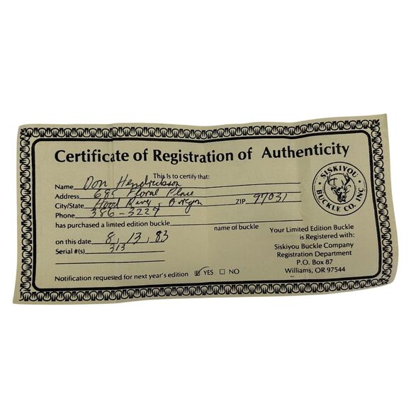 Hood River Oregon 1983 Commemorative Belt Buckle Teepee Covered Wagon Log Truck - Picture 5 of 5